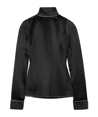Dries Van Noten Turtleneck Shirt In Black