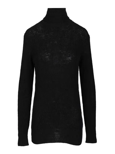 Dries Van Noten Turtleneck Sweater In Black