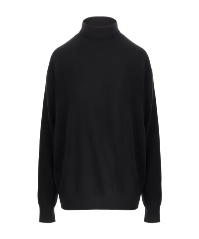 Dries Van Noten Turtleneck Sweater In Black