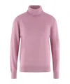 Dries Van Noten Tagine Turtleneck Wool Sweater In Pink