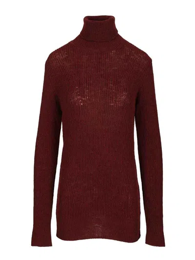 Dries Van Noten Turtleneck Sweater In Red