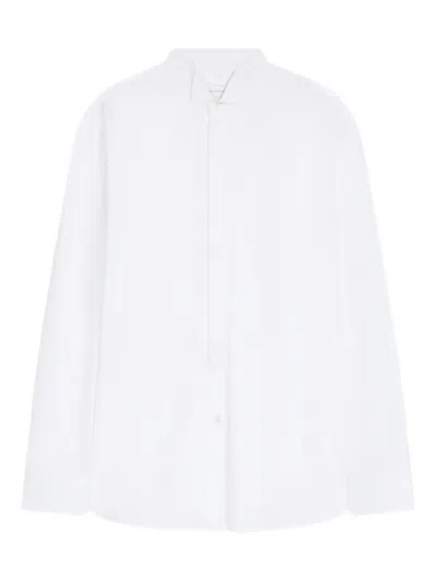 Dries Van Noten Tuxedo Panelled Shirt In White