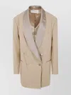 Dries Van Noten Tuxedo Style Blissy Jacket 8373 In Neutral