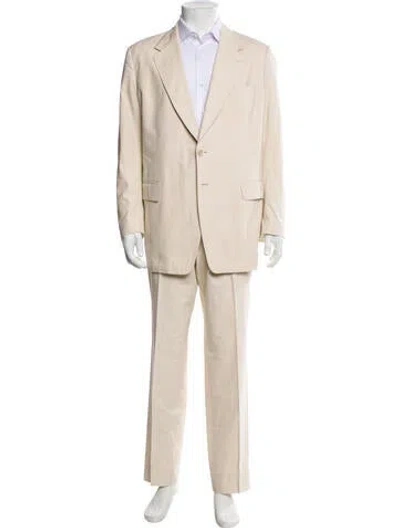 Pre-owned Dries Van Noten Two-piece Suit In Neutral