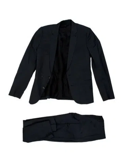 Pre-owned Dries Van Noten Two-piece Suit Vest In Blue