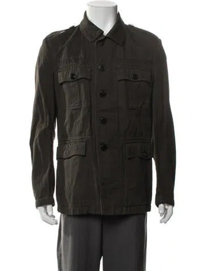 Pre-owned Dries Van Noten Utility Jacket In Green