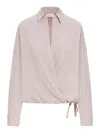 DRIES VAN NOTEN V-NECK BLOUSE