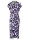 Dries Van Noten V-neck Sleeveless Midi Dress