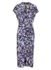 Dries Van Noten V-neck Sleeveless Midi Dress