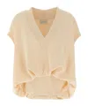 Dries Van Noten Sweatshirt Vest In Nude