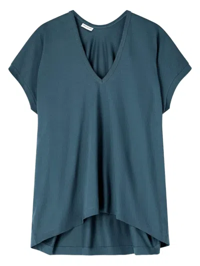 Dries Van Noten V-neck T-shirt In Blue