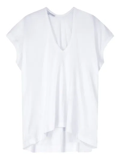 Dries Van Noten V-neck T-shirt In White
