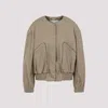 Dries Van Noten Beige Vadon Cotton Bomber Jacket In Beige