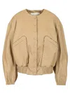 Dries Van Noten Contrast Trim Cotton Blouson Jacket