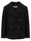 Dries Van Noten Lapel Long-sleeved Suit Jacket In Multi