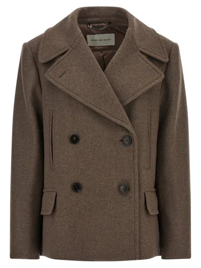 DRIES VAN NOTEN VAFEL' COAT