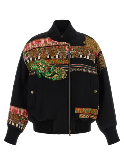 Dries Van Noten 'valdi' Bomber Jacket In Multi