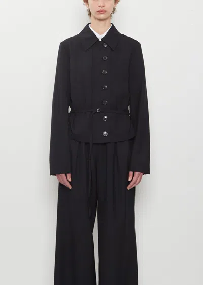 Dries Van Noten Valena Wool Jacket In Black