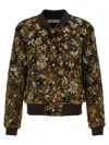 Dries Van Noten Embellished Bomber Jacket In Brown