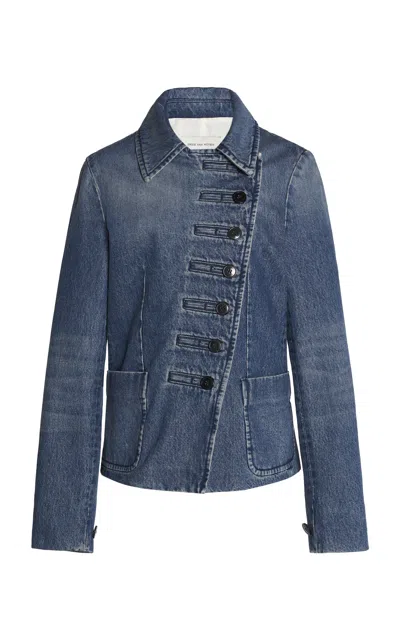 Dries Van Noten Varla Denim Jacket In Blue
