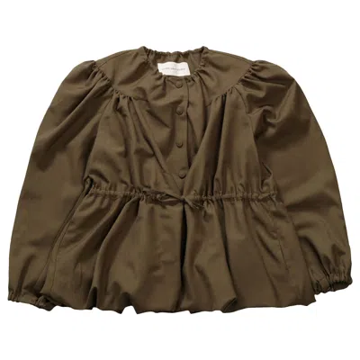 Pre-owned Dries Van Noten Vather Jacket 'khaki' | Tan | Women's Size S