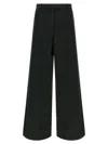 Dries Van Noten Velvet Insert Jeans Green In Blue
