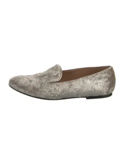 Pre-owned Dries Van Noten Velvet Loafers In Multi