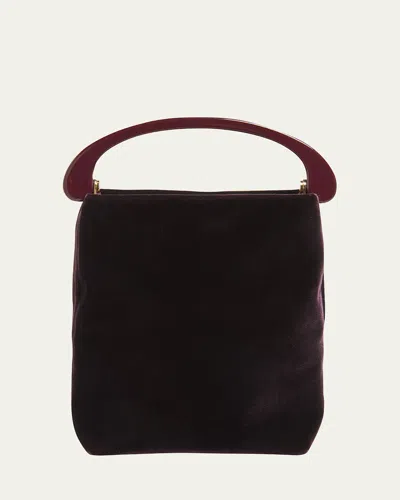 Dries Van Noten Velvety Viscose Mini Crossbody Bag
