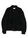 Dries Van Noten Collared Jacket Featuring Practical Front Pockets In Black