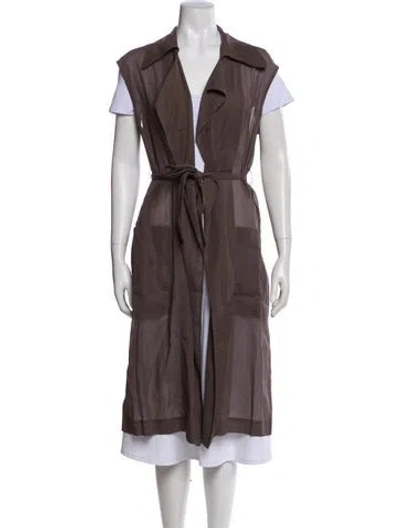 Pre-owned Dries Van Noten Vest In Brown