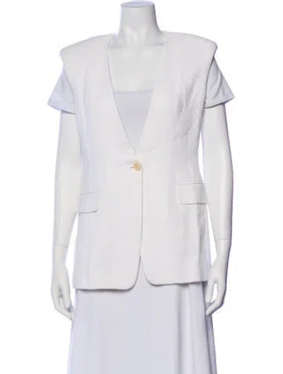 Pre-owned Dries Van Noten Vest In White