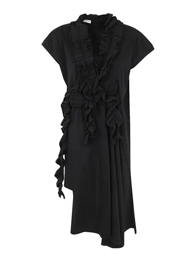 Dries Van Noten Maxi Dress In Black  