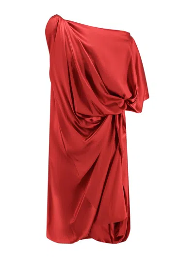 DRIES VAN NOTEN RED DRESS
