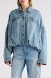 DRIES VAN NOTEN DRIES VAN NOTEN VESTO BUBBLE HEM DENIM JACKET