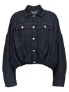 Dries Van Noten Puffball-hem Denim Jacket