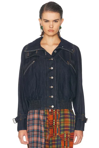 Dries Van Noten Vida Jacket In Blue