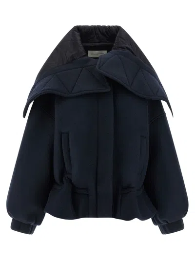 DRIES VAN NOTEN VILLA PUFFER JACKETS BLUE