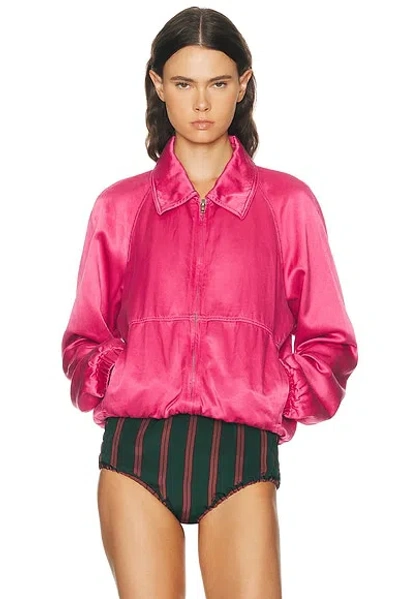 Dries Van Noten Vinnia Jacket In Pink