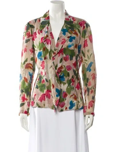 Pre-owned Dries Van Noten Vintage 2000's Blouse In Multi