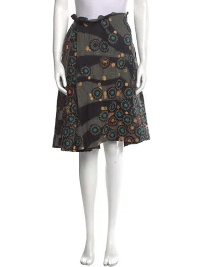 Pre-owned Dries Van Noten Vintage Knee-length Skirt In Multi