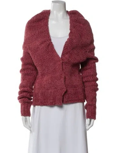Pre-owned Dries Van Noten Vintage Late 1990's - Early 2000's Sweater In Red