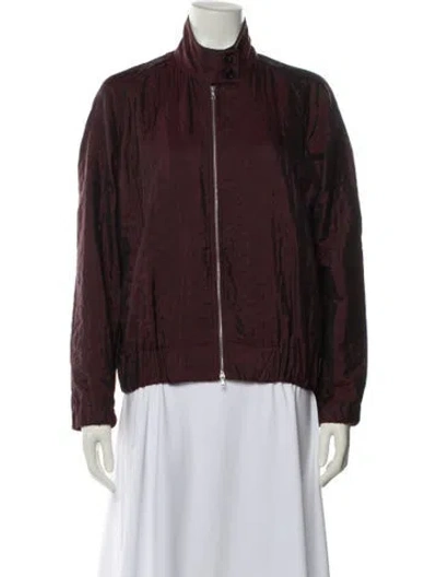 Pre-owned Dries Van Noten Vintage Late 2000's - Early 2010's Bomber Jacket In Burgundy