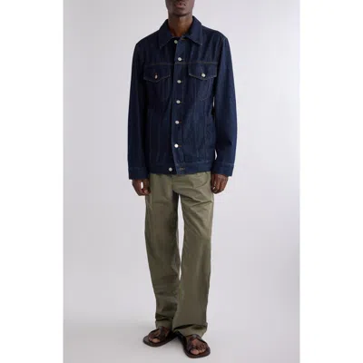 Dries Van Noten Vipin Denim Jacket In Indigo