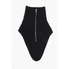 Dries Van Noten Virgin Wool Morriso Collar With Front Zip In Black
