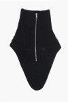 Dries Van Noten Virgin Wool Morriso Collar With Front Zip