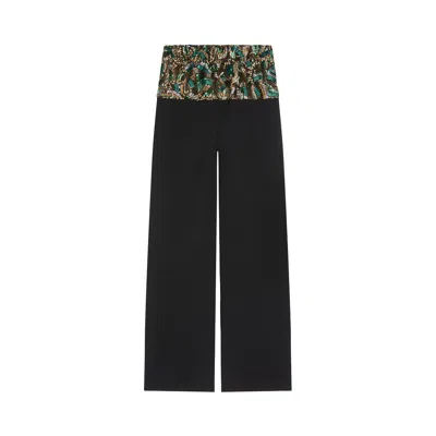 Pre-owned Dries Van Noten Virgin Wool Pants 'black' | Men's Size 50