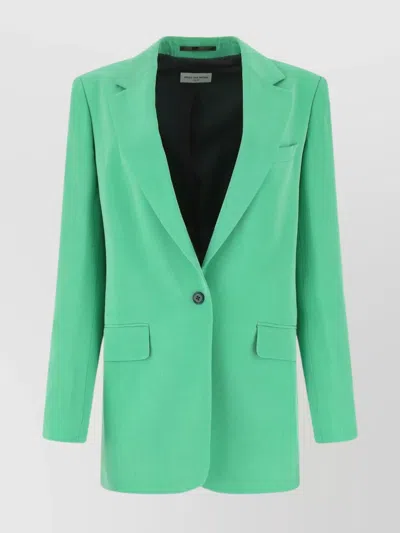 Dries Van Noten Green Viscose Blend Blazer Nd  Donna 34