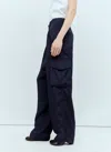 DRIES VAN NOTEN VISCOSE CARGO PANTS