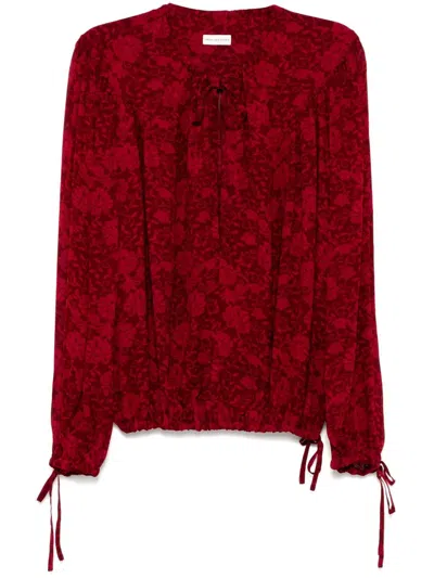 DRIES VAN NOTEN VISCOSE GEORGETTE BLOUSE