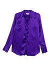 Dries Van Noten Viscose Jersey Blouse In Purple